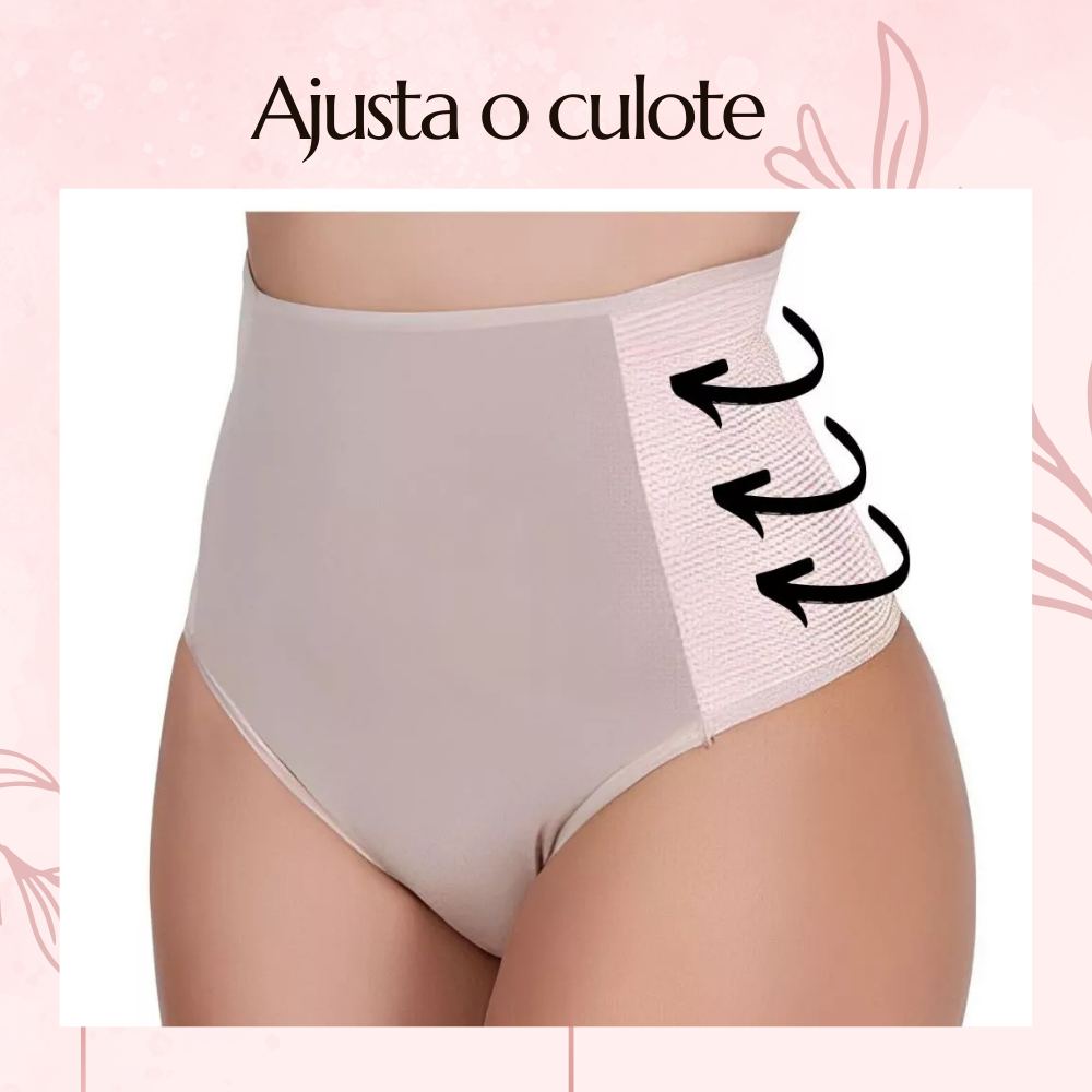 Kit Calcinhas Cinta Modeladora - Cintura Alta com Compressão Lateral compre 2 e leve 3 GS.