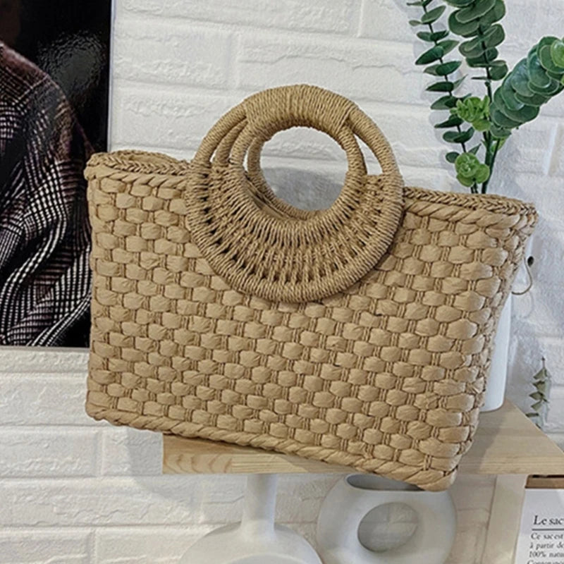Bolsa  Feminina de Palha Gardena GS.