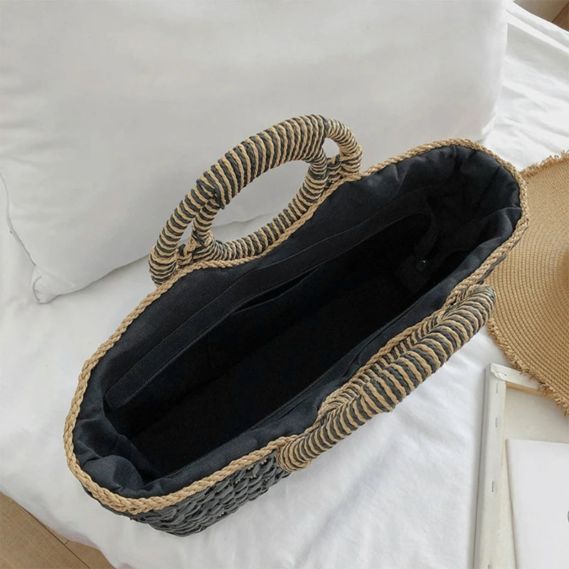 Bolsa  Feminina de Palha Gardena GS.