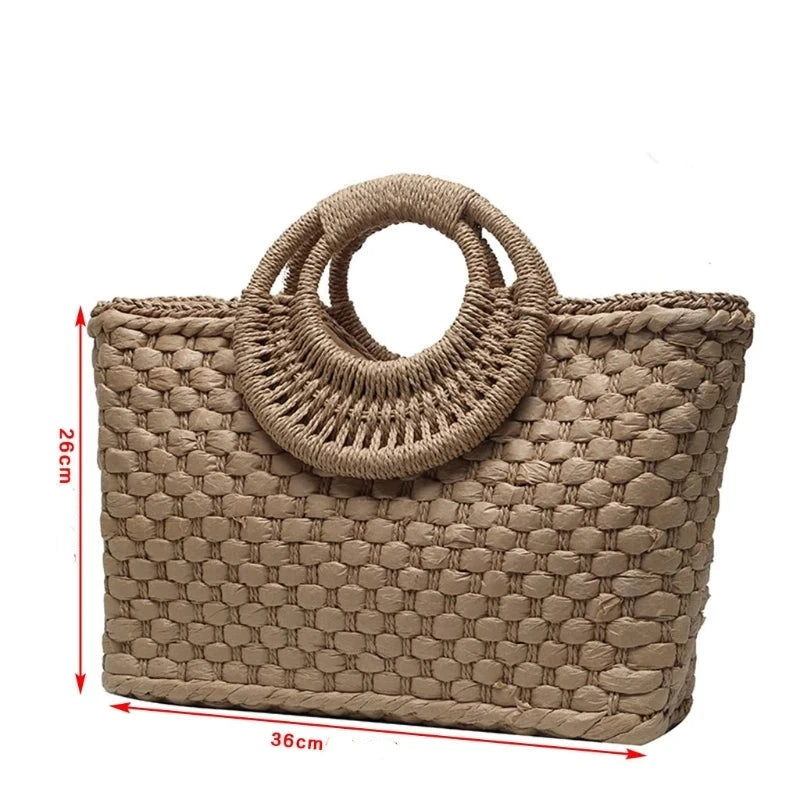 Bolsa  Feminina de Palha Gardena GS.